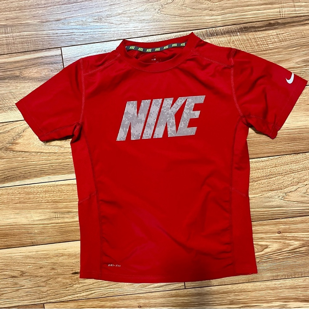 Nike Bold Red Tee with Logo